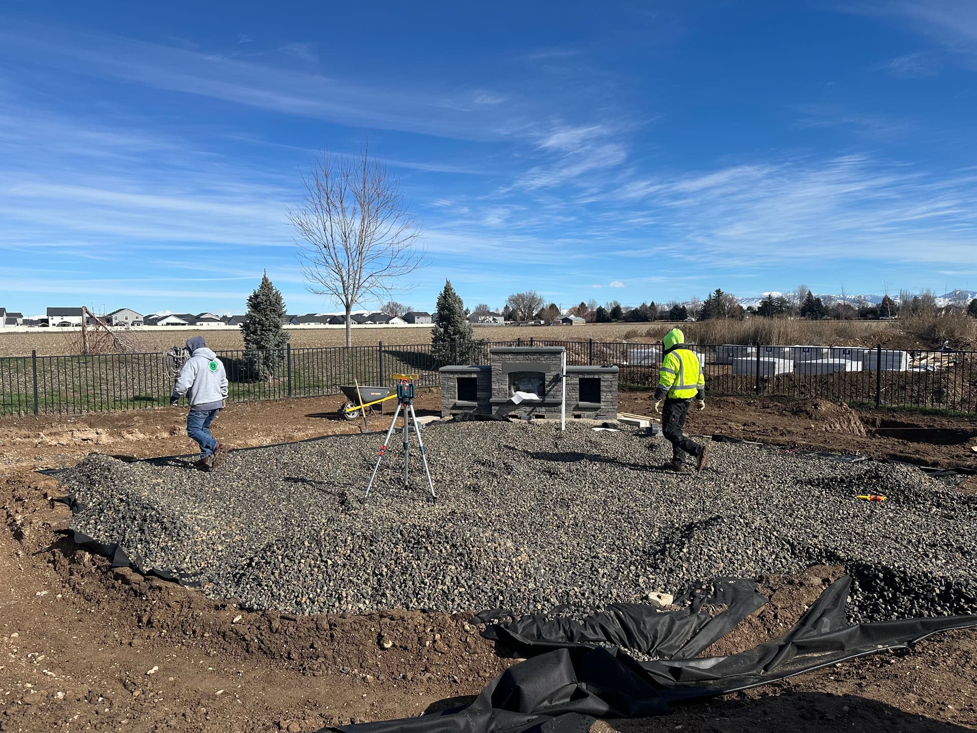 Crafting a Cozy Stone Fireplace in Nampa image