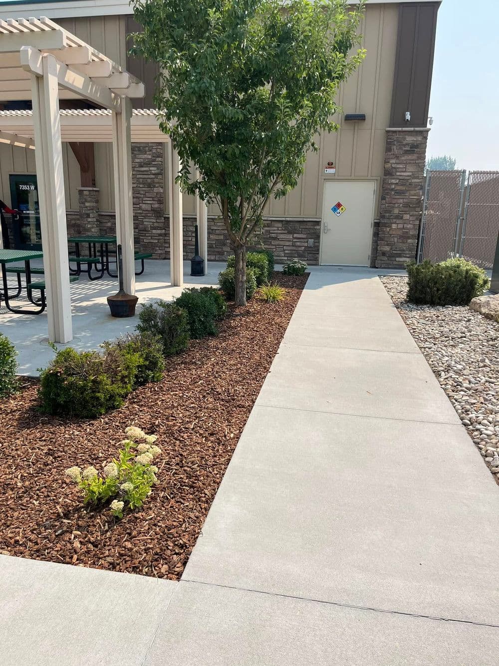 Commercial Mulch Installation in Nampa